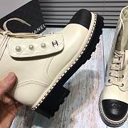 Chanel Pearl Martin Boots - 2
