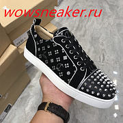 Christian Louboutin Louis Junior Spikes Orlato Flat Poker - 2