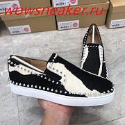 Christian Louboutin Pik Boat Mens Flat Dairy Cows - 6
