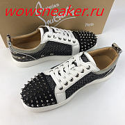 Christian Louboutin Louis Junior Spikes Orlato Flat Jean - 2