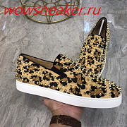 Christian Louboutin Pik Boat Mens Flat Leopard skin - 2