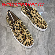 Christian Louboutin Pik Boat Mens Flat Leopard skin - 5