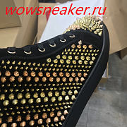 Christian Louboutin Lou Pik Pik Strass Orlato Flat High-Top Gold - 2