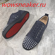 Christian Louboutin Zapatillas Louis Junior Spikes Navy - 6