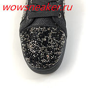 Christian Louboutin Louis Junior Strass Flat All Black - 5