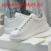 Alexander McQueen Oversized Attach Silver Nails - 2