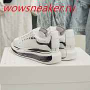 Alexander McQueen Oversized White Paint Black  - 2