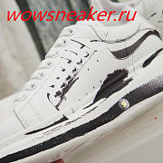 Alexander McQueen Oversized White Paint Black  - 3