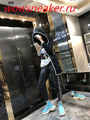 Balenciaga Speed Blue Mix Triple S White  - 3