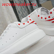 Alexander McQueen Oversized White Red Heart - 2