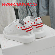 Alexander McQueen Oversized White Red Heart - 3