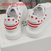 Alexander McQueen Oversized White Red Heart - 5