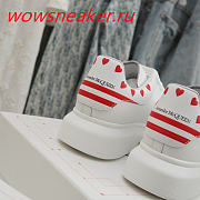 Alexander McQueen Oversized White Red Heart - 4