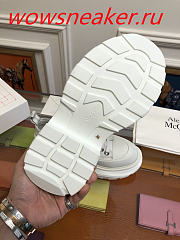 Alexander McQueen Tread Slick Lace Up White  - 6