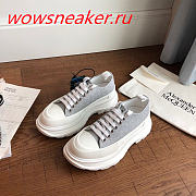 Alexander McQueen Low Tread Slick Boot Silver - 3