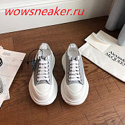 Alexander McQueen Low Tread Slick Boot Silver - 5