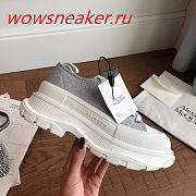 Alexander McQueen Low Tread Slick Boot Silver - 4