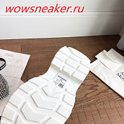 Alexander McQueen Tread Slick Boot Silver - 6