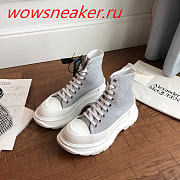 Alexander McQueen Tread Slick Boot Silver - 2