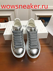 Alexander McQueen Oversized White Silver - 5