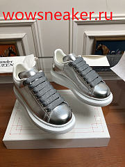 Alexander McQueen Oversized White Silver - 3