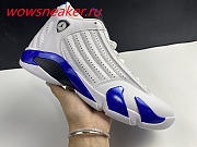 Air Jordan 14 Retro White Hyper Royal 487471-104 - 6