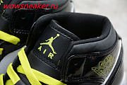 Air Jordan 1 Mid Black Cyber Mystic Green BQ6931-003 - 6