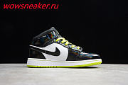 Air Jordan 1 Mid Black Cyber Mystic Green BQ6931-003 - 5