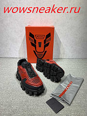 Prada Cloudbust Thunder Wine Red Sneakers - 6