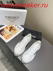 Prada Nylon Gabardine Sneakers White 1E260MMMSF0964F050 - 5
