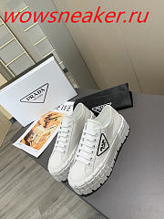 Prada Nylon Gabardine Sneakers White 1E260MMMSF0964F050 - 3