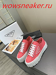 Prada Nylon Gabardine Sneakers Pink - 6