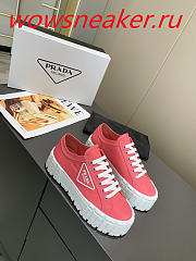 Prada Nylon Gabardine Sneakers Pink - 3