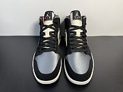 Air Jordan 1 Mid Satin Grey Toe 852542-011 - 3