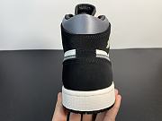 Air Jordan 1 Mid Satin Grey Toe 852542-011 - 2