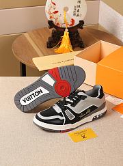 Louis Vuitton LV Trainer Sneaker Low Black Grey 1A54H5 - 6