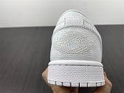 Air Jordan 1 Low Triple White Tumbled Leather 553558-130 - 2