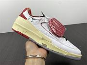 Air Jordan 2 Retro Low SP Off-White White Red DJ4375-106 - 4