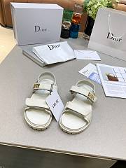 Dioract Sandal Deep White Lambskin KCQ547LAB_S03W - 3