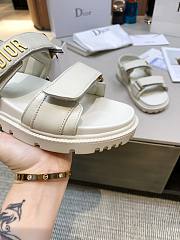 Dioract Sandal Deep White Lambskin KCQ547LAB_S03W - 4