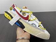 Off-White X Nike Blazer Low White University Red DH7863-100 - 4