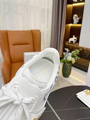 Dior-ID Sneaker White and French Blue Technical Fabric KCK309TNT_S93B - 3