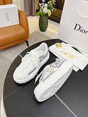 Dior-ID Sneaker White and French Blue Technical Fabric KCK309TNT_S93B - 5