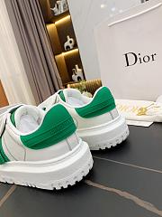 Dior-ID Sneaker White and Green Calfskin and Rubber KCK278BCR_S31W - 6