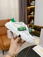 Dior-ID Sneaker White and Green Calfskin and Rubber KCK278BCR_S31W - 3