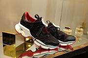 Christian Louboutin Black Red-runner Flat Clf - 5