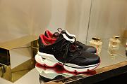 Christian Louboutin Black Red-runner Flat Clf - 6