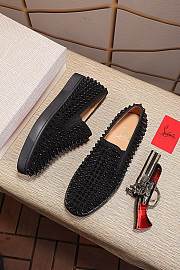 Christian Louboutin Green Roller Boat Suede Sneaker - 5