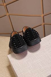 Christian Louboutin Green Roller Boat Suede Sneaker - 2