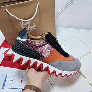Christian Louboutin Loubishark Flat Orange Pink - 5